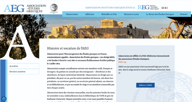 Association Des Etudes Grecques